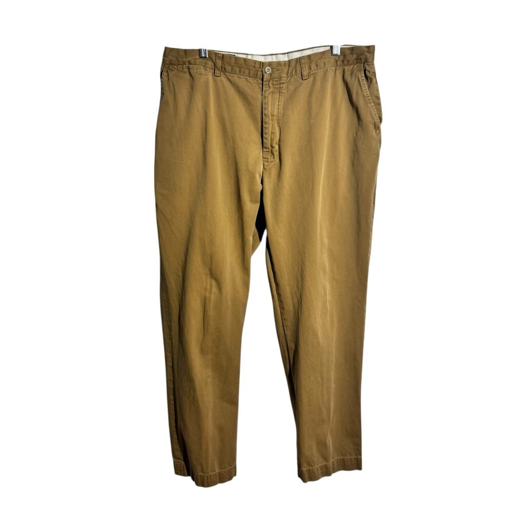 Ralph Lauren Original Classic Polo Chino Men 38/32 Tan Preppy Minimal Old Money‎